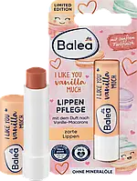 Balea Lippenpflege I like you vanilla much Гигиенический бальзам для губ с ароматом ванили 4,8 г