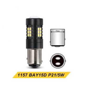 Біла BAY15D P21/5W 1157 DC12-24V Canbus Оманка LED Лампа автомобільна світлодіодна