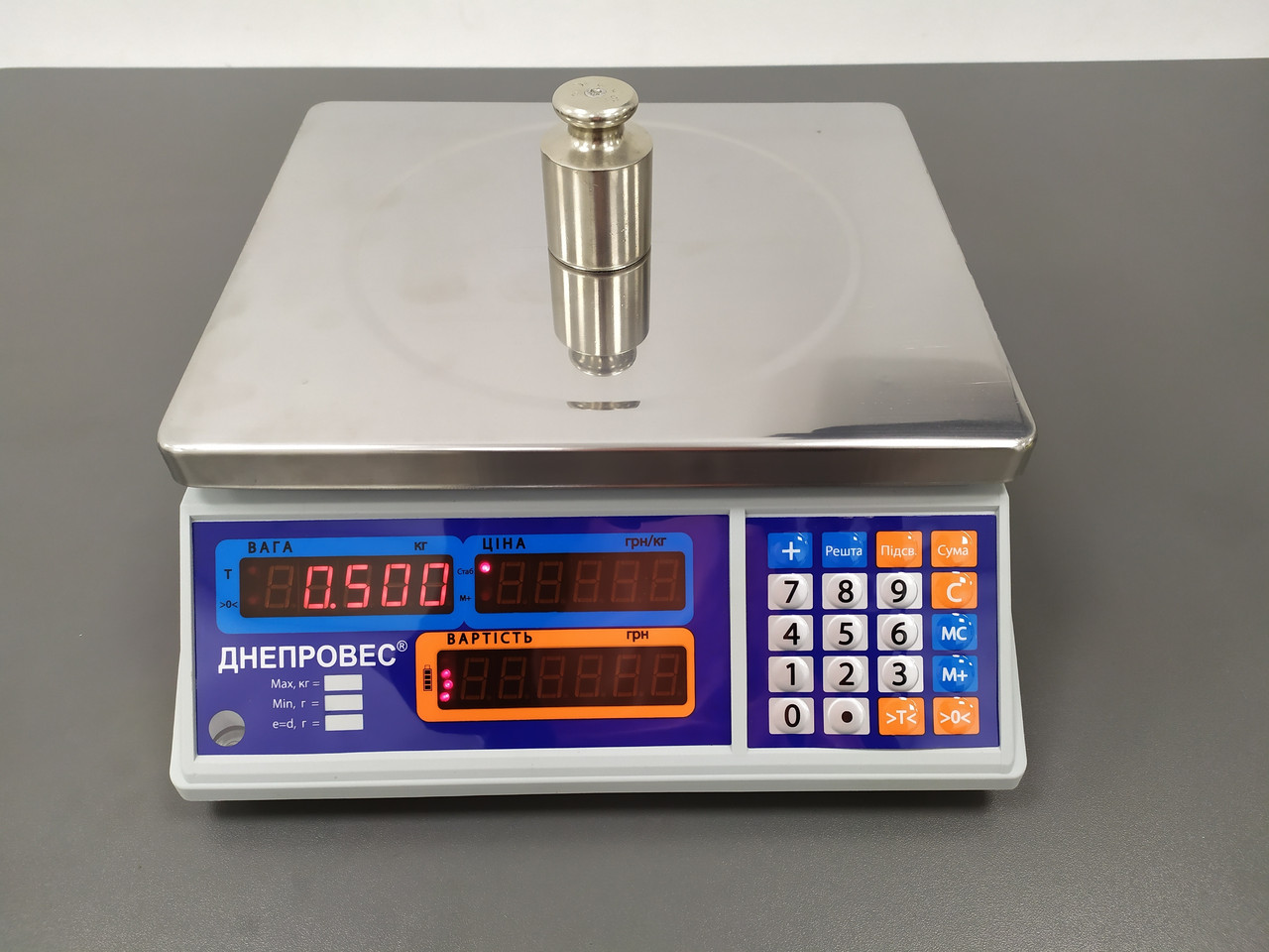 Електронні торговельні ваги Дніпровіс — 6 кг ВТД Т1 СВ, фото 1