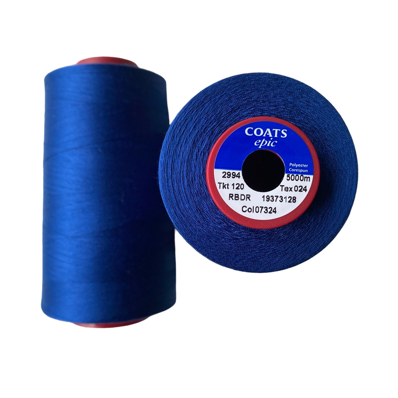 Нитки Coats Epic 120/07324/5000м синій електрик, фото 1