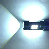 Біла T20 7440 7443 W21W W21/5W DC12-24V Canbus LED автолампа світлодіодна з лінзою безцокольна, фото 3