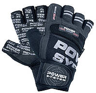 Перчатки для фитнеса спортивные тренировочные для тренажерного зала Power System PS-2800 Black L DM-11