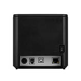 Опт та роздріб Xprinter XP-T80Q USB LAN Ethernet принтер чеків з автообрізанням чека термопринтер 80мм чорний, фото 9