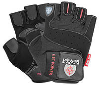Перчатки для фитнеса спортивные тренировочные для тренажерного зала Power System PS-2550 Black M DM-11
