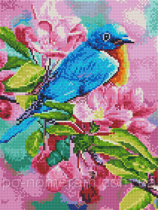 Мозаїка алмазна Rainbow Art Синичка (EJ1367) 30 х 40 см (На підрамнику)