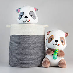 Кошик із ручками для гандження речей і одягу в спальню, ванну кімнату MVM