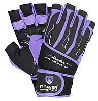 Перчатки для фитнеса тренировочные спортивные для тренажерного зала Power System PS-2710 женские Purple XS