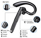 Гарнітура bluetooth YYK-520 із зарядним кейсом 8 годин роботи. Блютуз гарнітура V5.1, фото 7