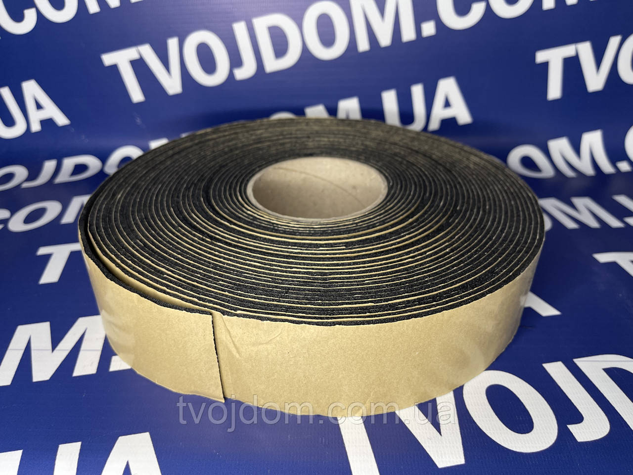 Стрічка теплоізоляційна,каучукова K-flex 50мм*3мм*15м.,самоклеюча.