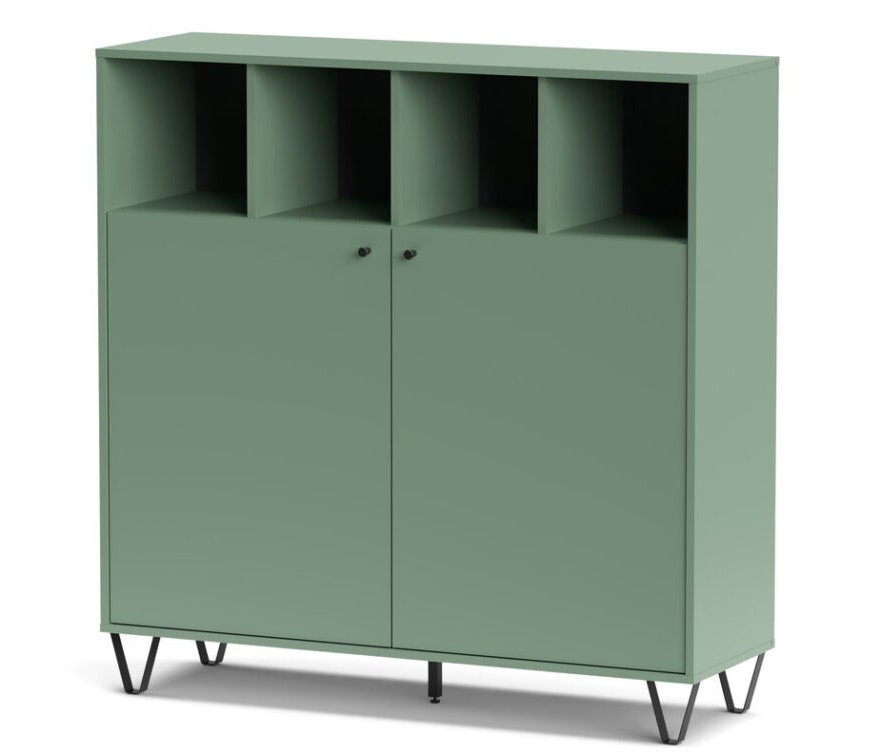 Буфет  в сучасному стилі  Aldo  AL7 2D1E Accord, колір  зелений дим