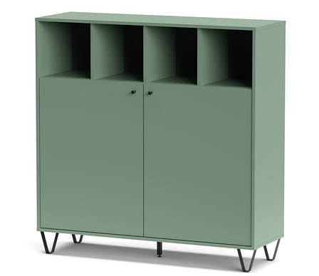 Буфет  в сучасному стилі  Aldo  AL7 2D1E Accord, колір  зелений дим, фото 1