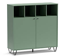 Буфет  в сучасному стилі  Aldo  AL7 2D1E Accord, колір  зелений дим, фото 5