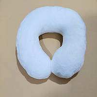 Подушка подкова ортопедическая(дорожная, под шею, автомобильная, рогалик, для наращивания ресниц) Белая