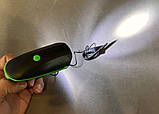 Вело фара та велосипедний сигнал на виносній кнопці Bike Light 7588 акумуляторний велоліхтар microUSB, фото 5