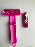 Ролик для чищення одягу компактний + запасний валик