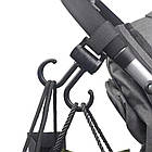 Подвійний гачок на коляску на липучках для пакетів CARRELLO CRL-7002 (1шт), фото 2