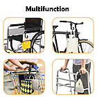 Подвійний гачок на коляску на липучках для пакетів CARRELLO CRL-7002 (1шт), фото 4