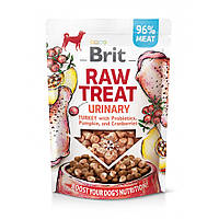 Лакомство для собак для профилактики мочекаменной болезни с индейкой Brit Raw Treat freeze-dried Urinary 40 г