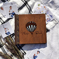 Крафтбук "КУЛЯ" 23x23 із темною обкладинкою та чорними сторінками