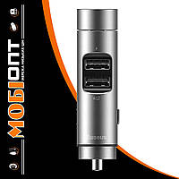 FM-модулятор Baseus Energy Column Car Wireless MP3 Charger (CCNLZ-C0S) 18W 2usb Silver