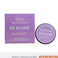 ZOLA Viktorina Vika Пудра освітлююча фіолетова для брів BB Powder 10 g.