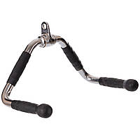 Рукоятка для тяги на трицепс та тяги до живота 44 см прогумована NT0423
