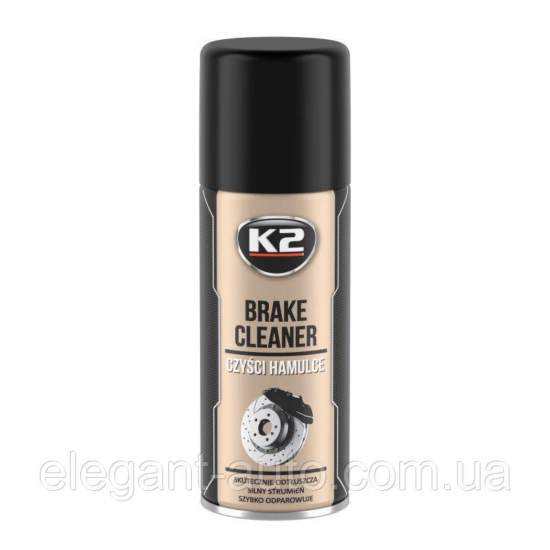 Очищувач гальмівної системи спрей 400ml "K2" W103 Brake Cleaner (супорта, диски, бараб, зчеплення)