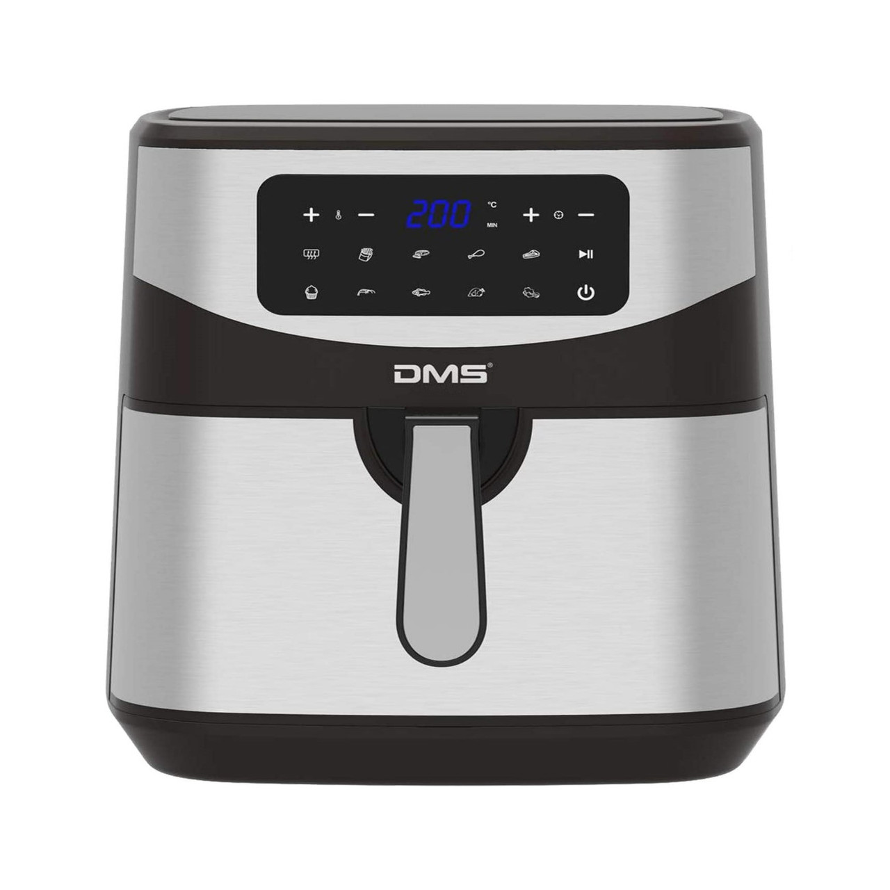 Аерофритюрниця мультипіч DMS HF-7S XXXL Air Fryer 7 літрів 1800 Вт таймер 1-60 хв Терморегулятор 50-200°C