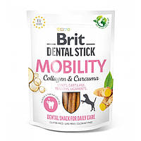 Лакомство для собак для мобильности суставов с коллагеном и куркумой Brit Dental Stick Mobility 7 шт/251 г