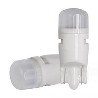 Світлодіод 12V Т10 Білий SMD 2-2835 Матова Кераміка +120Lm (№25)