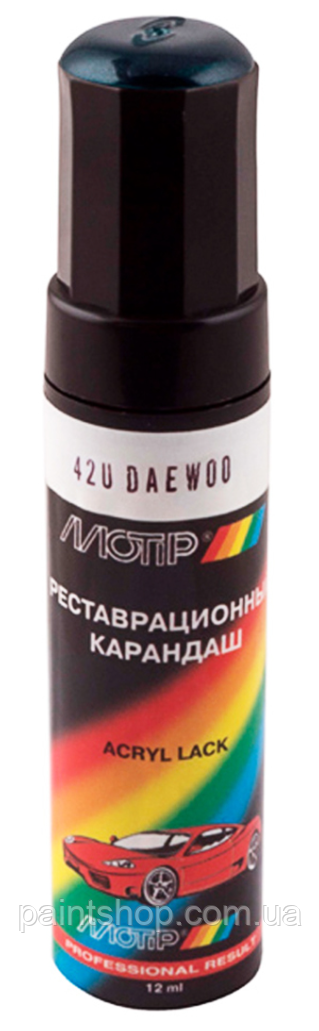 Олівець реставраційний Motip Daewoo 42U Зелений металік 12 мл