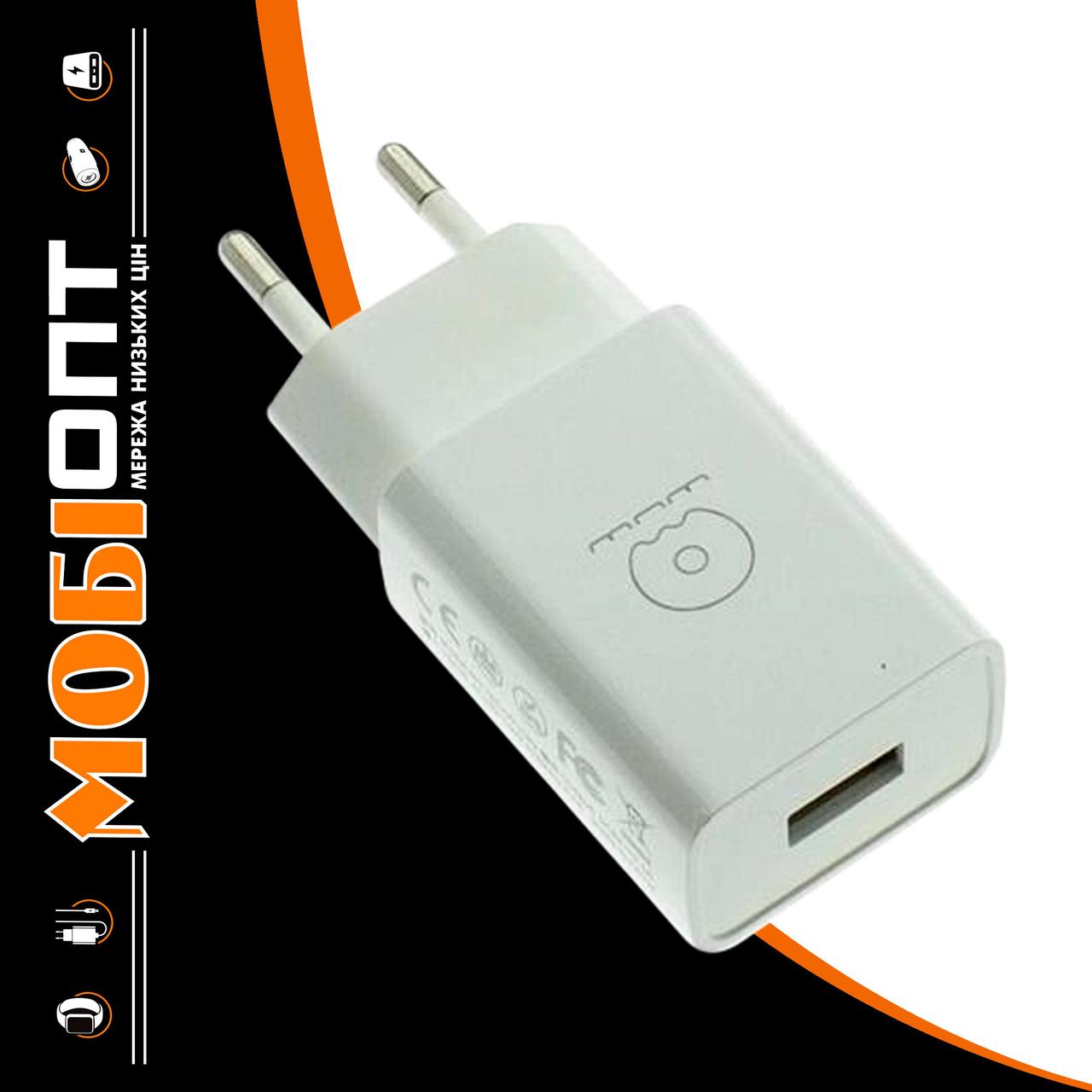 МЗП блочок 5V/2.1A T25 USB-A color WUW