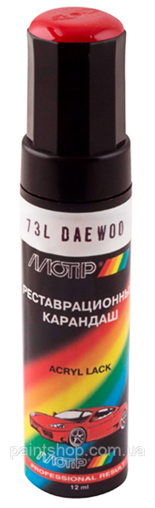 Олівець реставраційний Motip Daewoo 73L Червоний 12 мл