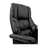 Офісне крісло керівника Конгрес Richman чорного кольору PU+Wood, фото 3