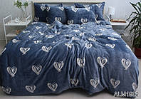 Теплий комплект постільної білизни з велсофту мікрофібра ТМ Tag