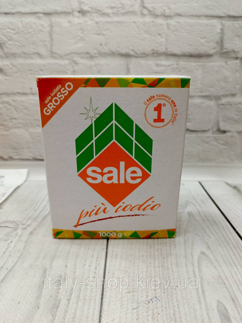 Сіль морська, велика, Sale  Grosso da cucine йодована, 1 кг з Італії, фото 1