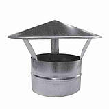 Грибок оцинкований для витяжної труби Ø 180 Товщина сталі 0.4 мм, фото 6