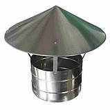 Грибок оцинкований для витяжної труби Ø 180 Товщина сталі 0.4 мм, фото 7