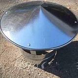 Грибок оцинкований для витяжної труби Ø 180 Товщина сталі 0.4 мм, фото 9