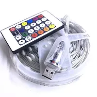 Светодиодные ленты с блютузом RGB USB 10 м, USB, 5,5 V, 5050+ микрофон, музыкальный