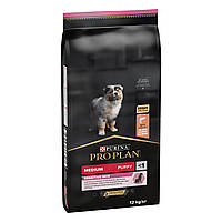 Purina Pro Plan Medium Sensitive Skin Puppy Salmon Сухий корм з лососем для цуценят середніх порід 12 кг