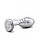 Металева анальна пробка Doxy Butt Plug Ribbed, ребриста, діаметр 3,3 см, фото 4