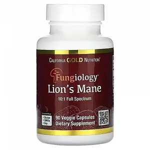 Їжовик гребінчастий California Gold Nutrition Fungiolody Lion`s Mane 90 капс.