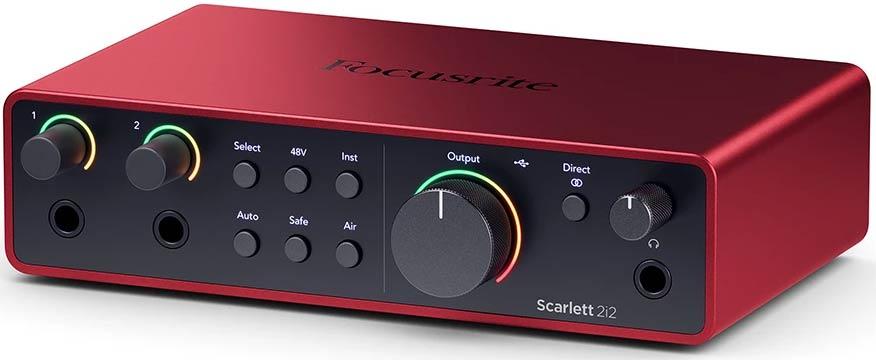 Аудіоінтерфейс Focusrite Scarlett 2i2 4th Gen, фото 1