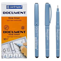 Лінер Centropen Document чорний 0,25 мм 2631/01, 01591