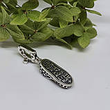 Браслет із яшми коричневої із підвіскою-черевичком святителя Спиридона, фото 7