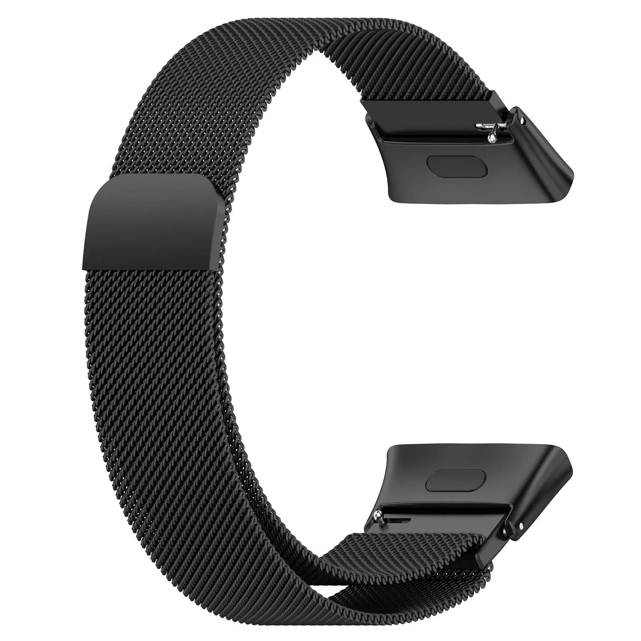 Міланський сітчастий ремінець Primo для годинника Xiaomi Redmi Watch 3 - Black, фото 1