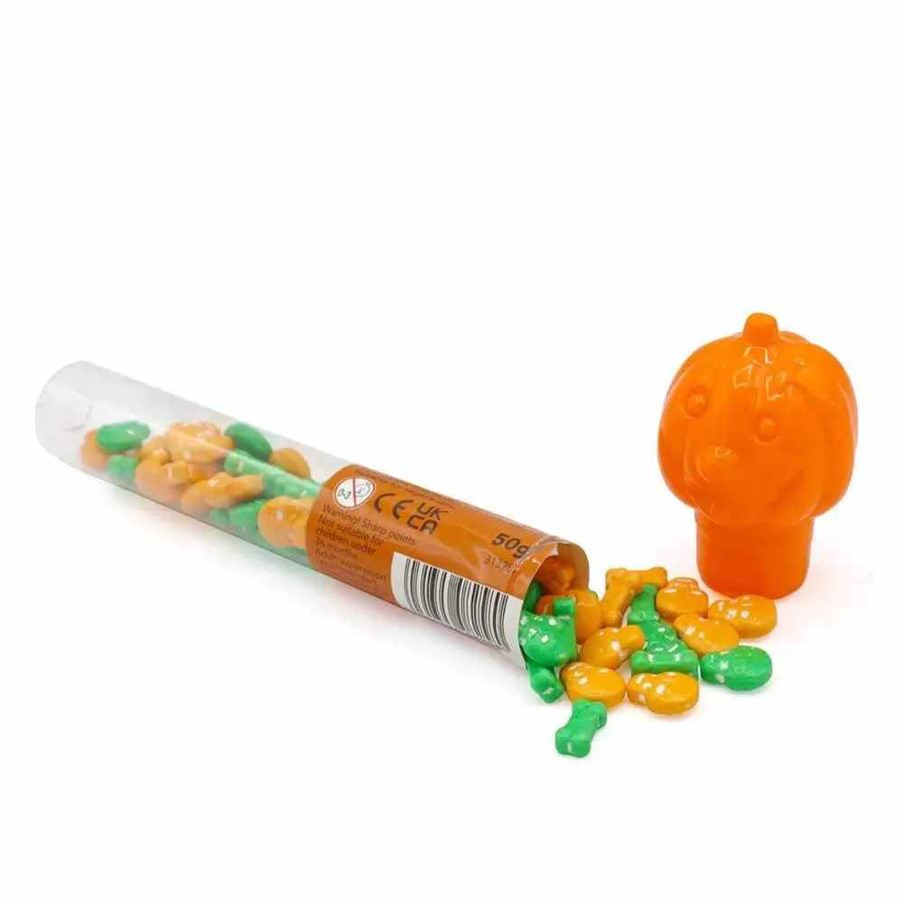 Льодяники Гарбуз Candy Realms Spooky Tubes 50g