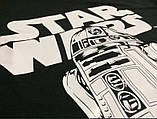 Чоловічі футболки з принтом Star Wars, футболки з принтом Зоряні війни, футболки R2‑D2, розмір М, фото 3