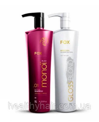 Набір кератину для освітленого волосся та блонду Fox Gloss Blond